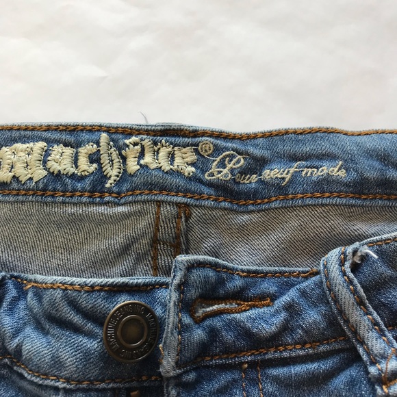 Machine Women's Distressed Skinny Jeans 31 Cotton - Picture 4 of 8